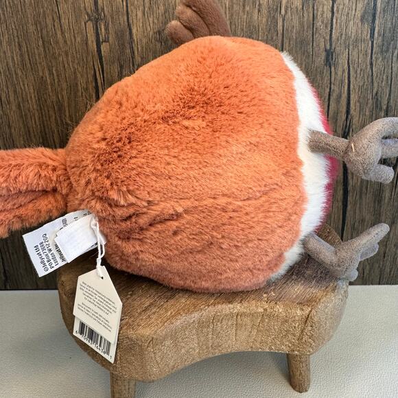 Jellycat Plum Robin FAST SHIP NEW Jellycat Bird - Picture 9 of 10